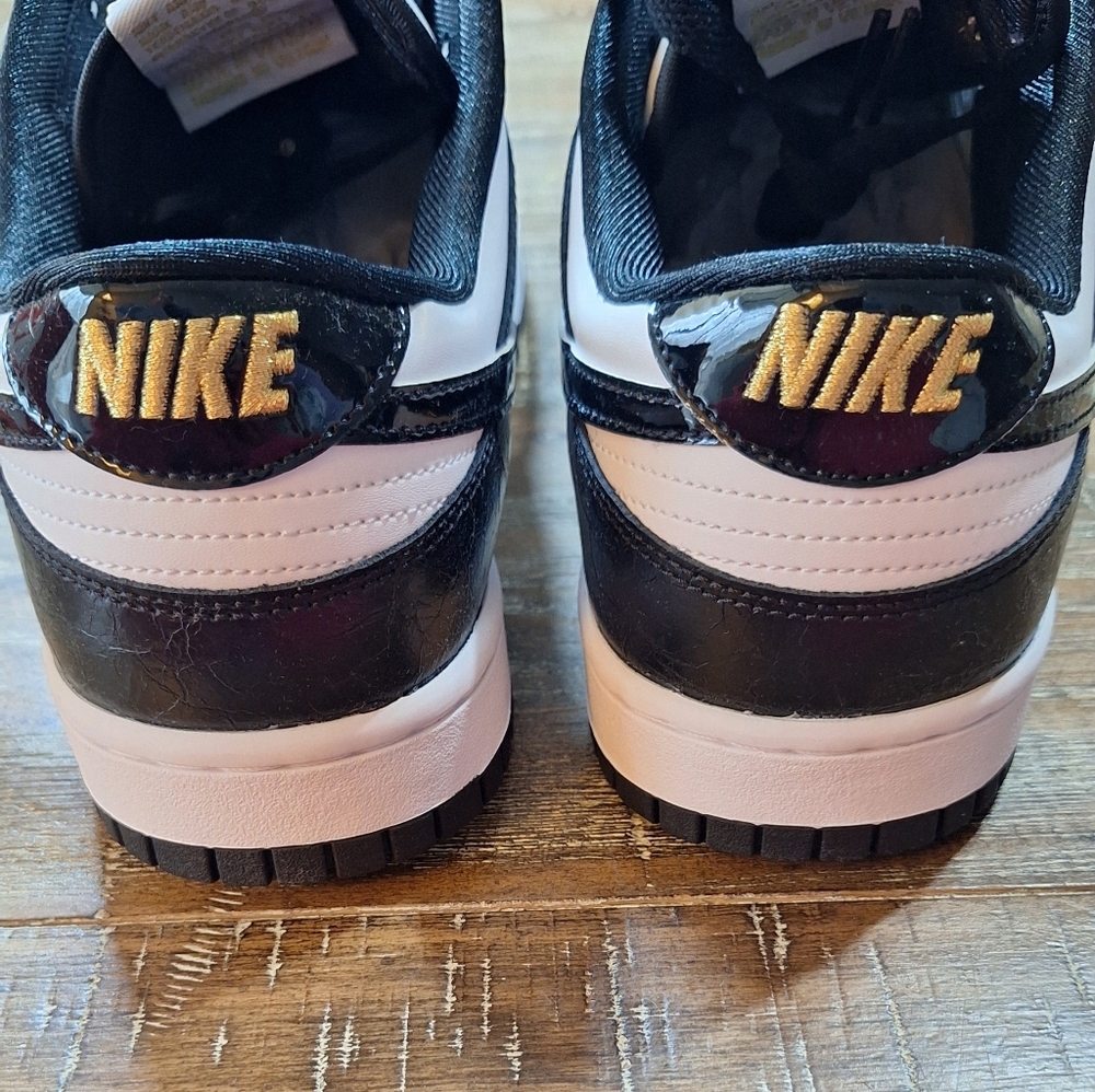 Nike Dunk Low Retro SE White Blk Gold Sz 11 Sneakers DR9511 100 NEW w/Box No Lid - Picture 4 of 10